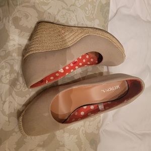 Closed Toe Espadrille Wedges